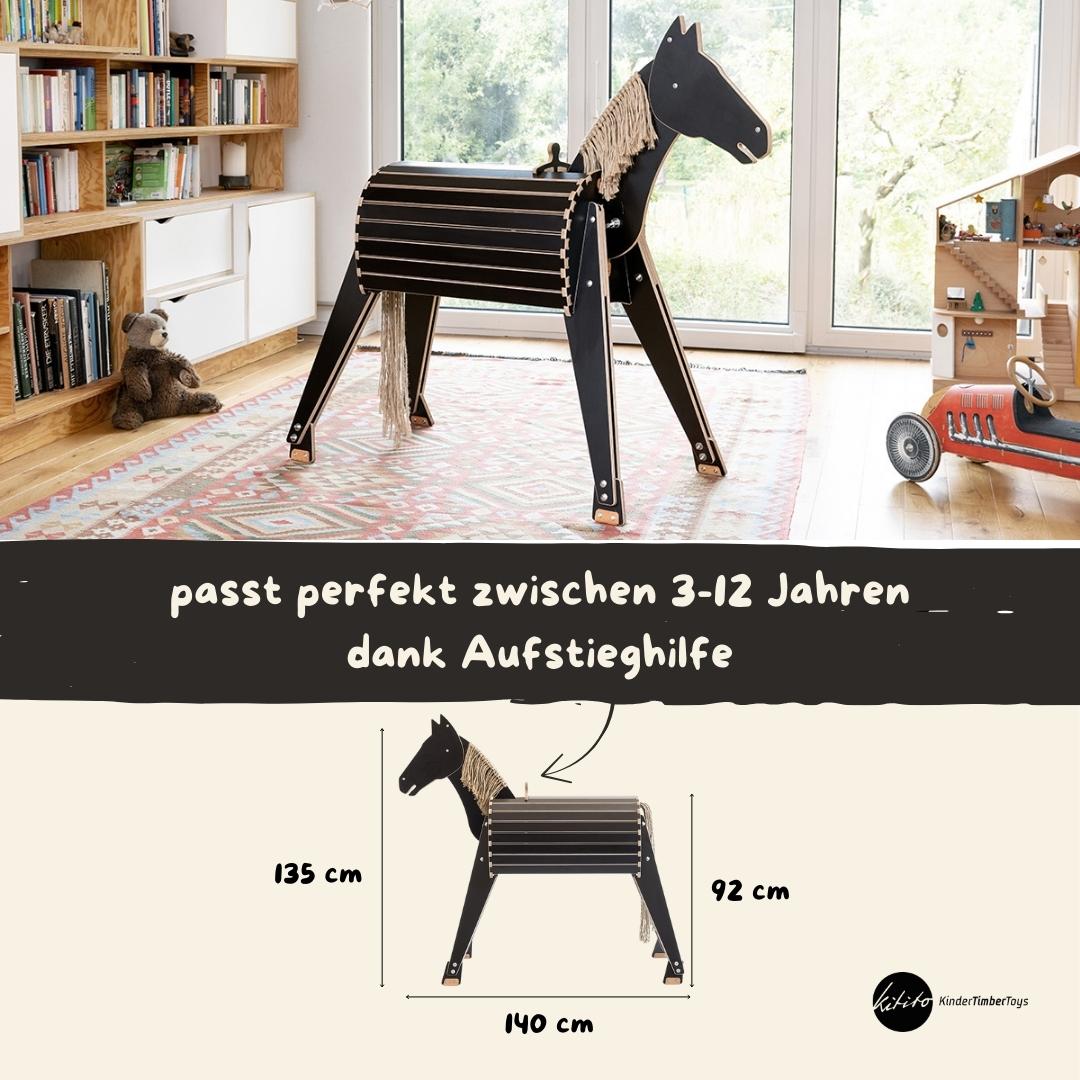 ferdi mit Vollausstattung - dein Lieblingsholzpferd