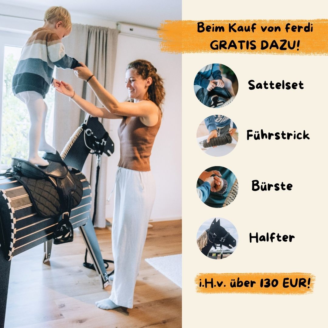 ferdi's Sattelset (schwarz)