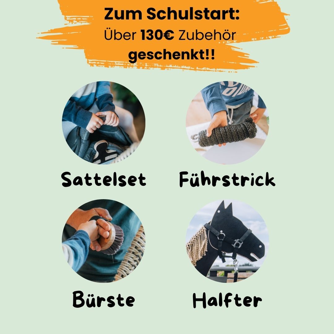 ferdi mit Vollausstattung - dein Lieblingsholzpferd